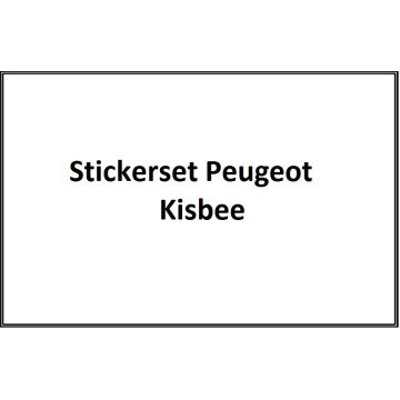 Aufkleberset Peugeot Kisbee Celest Blau (euro4 ab 2018)