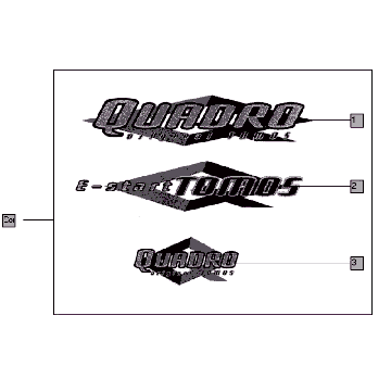 Stickerset Tomos QUADRO EX (L0-L1)