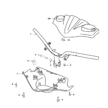 Lenkrad Peugeot Speedfight 2 LC E2 2-Takt