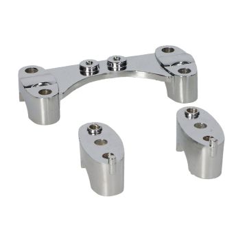 Lenkerklemmset komplett verchromt Modell China/Retro-Grande Retro MKX