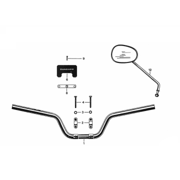 Zündapp 530 Lenkrad für alle Typen