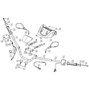 Lenkungsteile Kymco MXU 300R