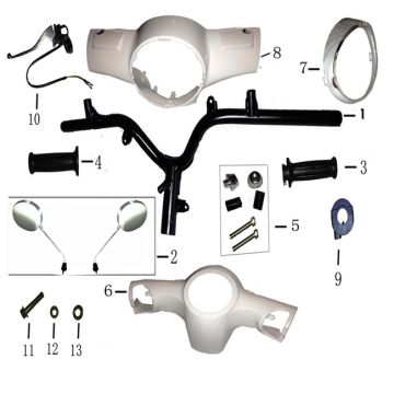 Lenkungsteile BTC Cruise Champagne