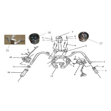 Lenker - Lenkerteile Pronto Amaro 125 4T AC