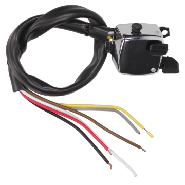 Lenkerschalter komplett mit Kabelbaum (40cm) Modell Torpedo Magura Kreidler chrom 1967-1972 3-Position