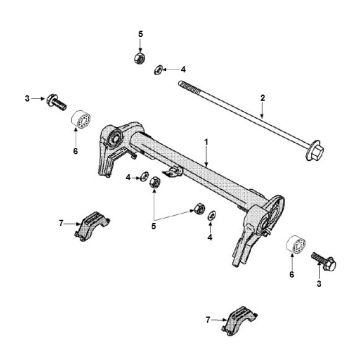 Hilfsrahmen Peugeot Speedfight 3 AC 2-Takt