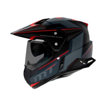 MT Synchrony Duo Sport Patrol roter Kreuzhelm