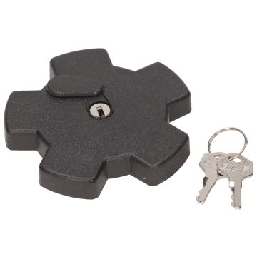 Tankdeckel mit Schloss Zündapp/Kreidler 38mm schwarz Supertec