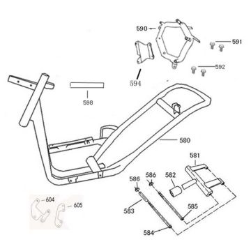 China-Reißverschluss Euro4 Rahmen