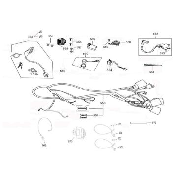 Zündschloss-Kabelbaum China Reißverschluss Euro4