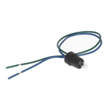 Lampe complett für Tacho/Cockpit (12 V, 1,2 W) und universalverkabelung, u.a. Beta Ark/Generic Elec