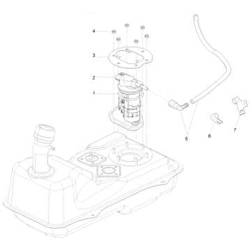 Piaggio Fly 125 4-Takt 3V IE E3 Versorgungssystem