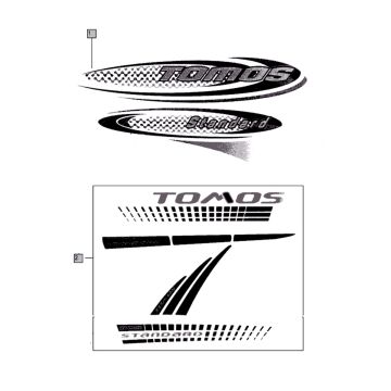 Stickerset Tomos STANDARD XL (L0-L1)