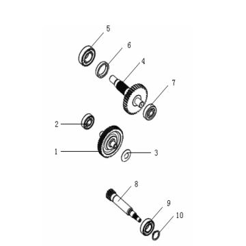 Getriebe Generic Xor gelb 2009 2-Takt