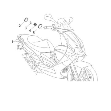 Getriebe Gilera Runner 200cc VXR 4-Takt 2006