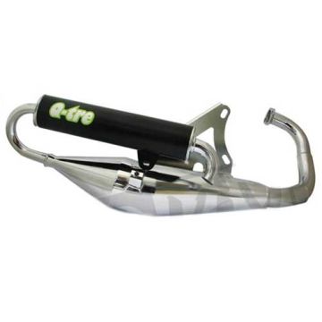 Auspuff Minarelli vertikal chrom Tecnigas Q-TRE CE