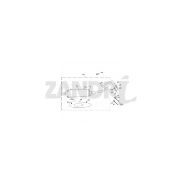 Auspuff Santini San Remo schwarz