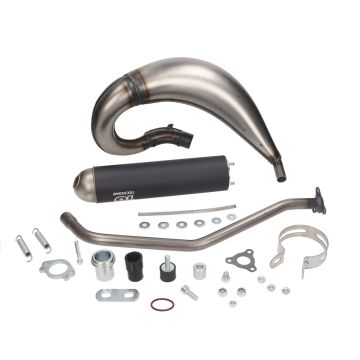 Auspuff Technigas E-Nox Steel Derbi Senda 2000→ DRD-R-Racer-Xrace-Xtreme/Gilera RCR-SMT/Aprilia SX/RX 2005→