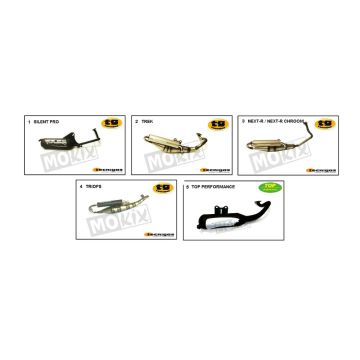 Auspuff Generic Cracker blau 2010 2-Takt