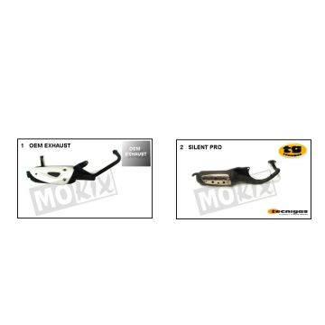 Auspuff Peugeot Speedfight 3 4-Takt