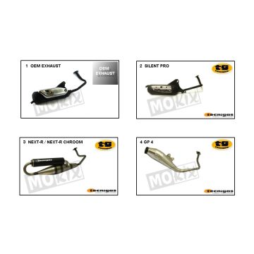 Auspuff Peugeot V-clic 4-Takt