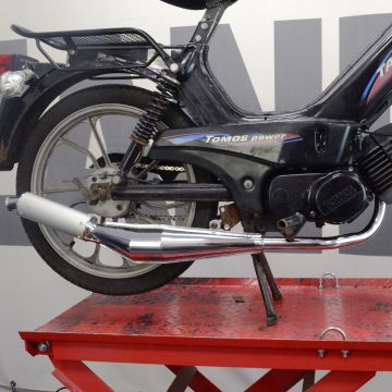 Auspuff Jamarcol-Tecno Tomos A3/A35 Grandprix Aluminium-chrom