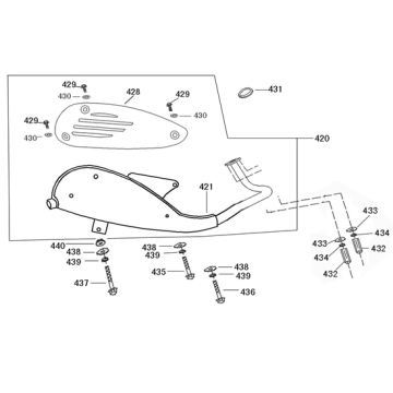 Auspuff Znen VPA mattschwarz