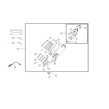 Auspufftopf Kymco Super8 Street 50i E4 Matt Grau