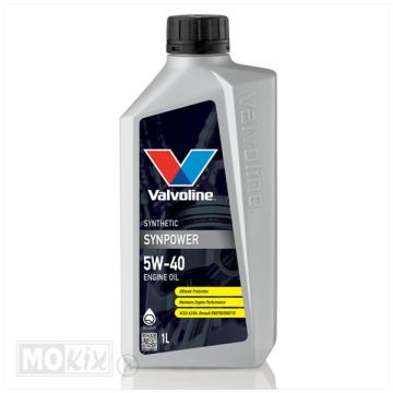 Motoröl Valvoline 5W40 4-Takt SynPower (mit Einfüllstutzen) 1 Liter (vollsynthetisch)