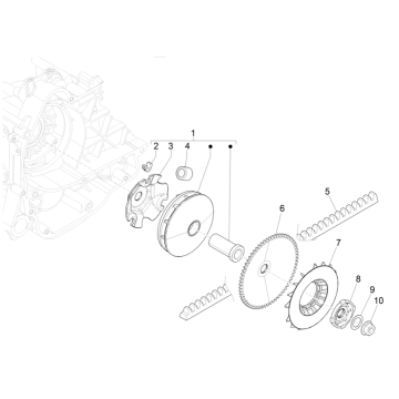 Vespa Sprint 4-Takt-3-Ventil-Variomatik (Euro5-Einspritzung IGET)
