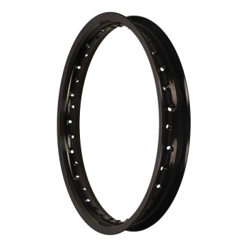 Hinterradfelge universal 1,85x18 WM Aluminium schwarz (Außendurchmesser 65mm - Innendurchmesser 48mm)