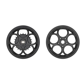 Radsatz passt für Vespa Primavera/Sprint mattschwarze Edition