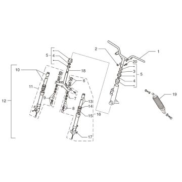 Federung Beta Ark-K AC schwarz 2008 2-Takt