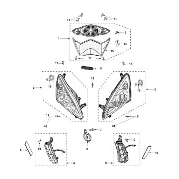Beleuchtung Peugeot Speedfight 3 AC 2-Takt