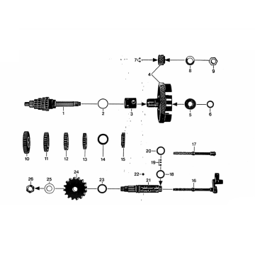 Getriebe Zundapp 530 alle Typen