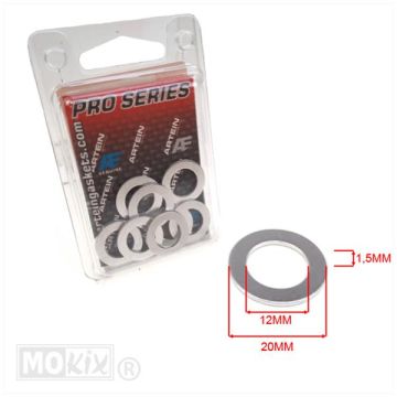Aluminiumring Artein Pro-Serie 12x20x1,5 10 Stück