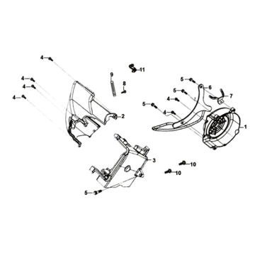 Schwungradabdeckung Sym Jet 14 125I E4