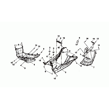 Sym Mio 50I Grundplatte