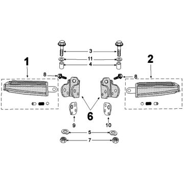 Fußstütze Peugeot Kisbee euro4 ab 2018