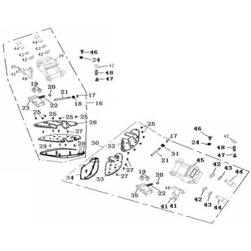 Fußstützen Generic Ideo weiß 2010 2-Takt 25