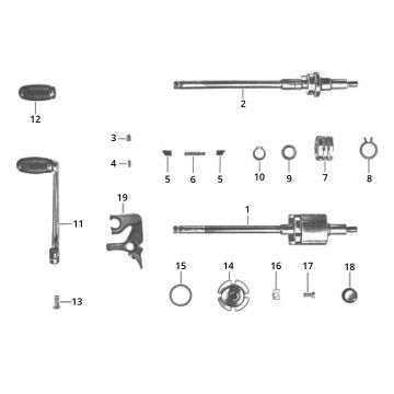 Zündapp C50 Sport 517-21LA Fußschutz