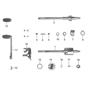 Zundapp GTS 50 517-400L0 Fußwerk