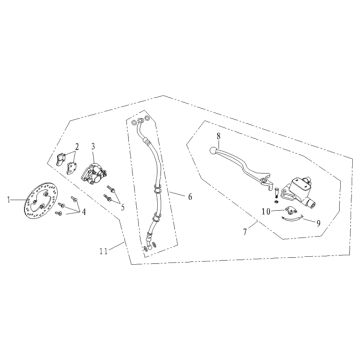 Vordere Bremsteile Agm Supreme