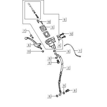 Vorderradbremse Kymco Vitality 2t AC Sportstream