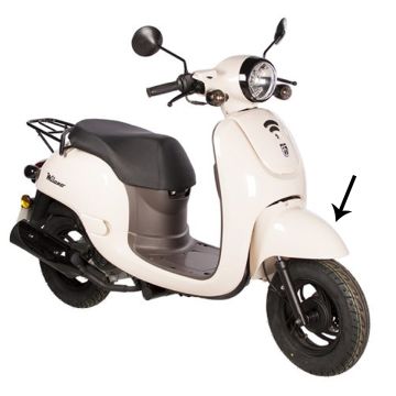 Kotflügel vorne BTC Milano Creme original