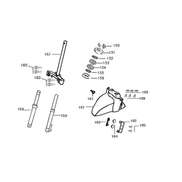 Vordergabel-Schutzblech Edwards Tomorrow Maple V50-3 dunkelblau