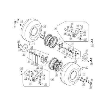 Vorderrad Kymco MXU 300R