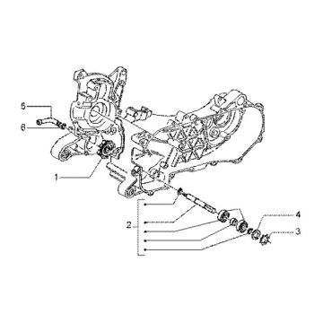 Gilera Runner 180cc FXR 2-Takt-Wasserpumpe
