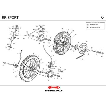 Räder Rieju RR Sport schwarz 2002 2-Takt