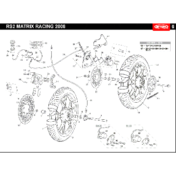 Räder Rieju Rs2 racing schwarz 2010 2-Takt